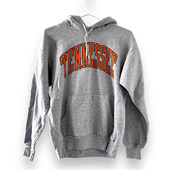 Vintage University of Tennessee Gray Hoodie Vols Sweatshirt Size Small College - Picture 1 of 16